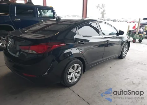 2016 Hyundai Elantra Se z USA, uszkodzony, nr VIN 5NPDH4AE9GH767466